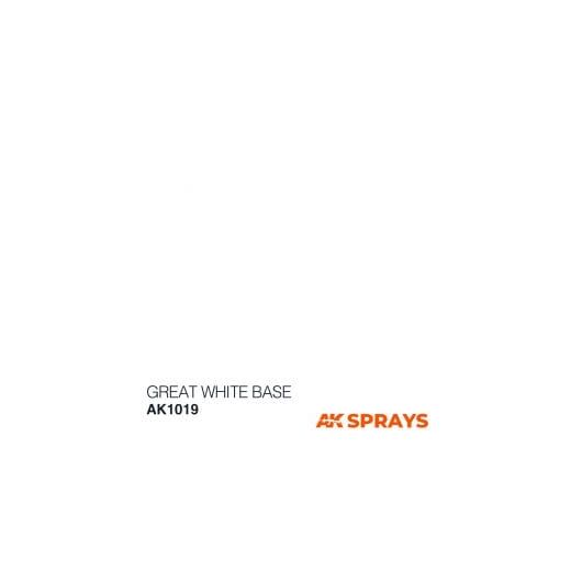 Peinture Spray Apprêt base blanche – AK Interactive 1019