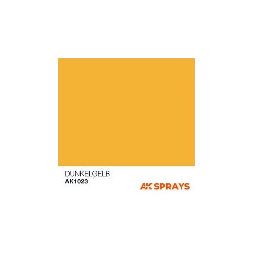 Peinture Spray Jaune foncé – AK Interactive 1023