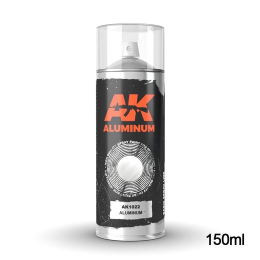Peinture Spray aluminium – AK Interactive 1022