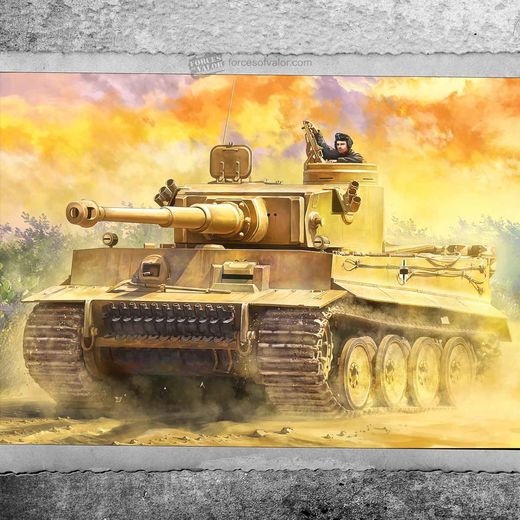 Maquette char d'assaut : Tiger I 1/72 - Forces Of Valor 873001A
