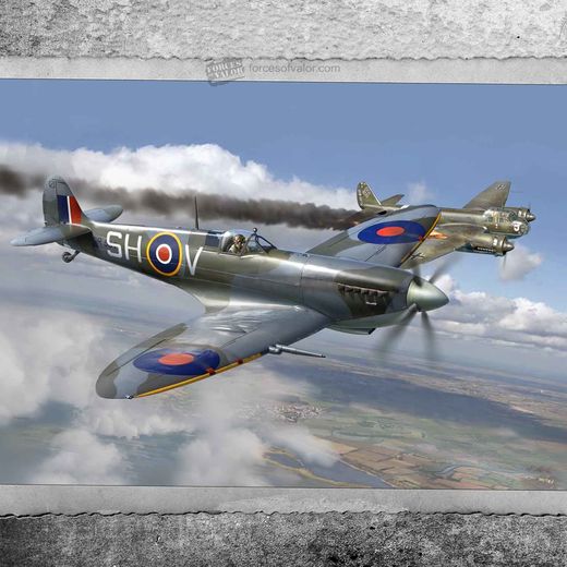 Maquette d'avion : Spitfire MK.IX 1/72 - Forces Of Valor 873009A