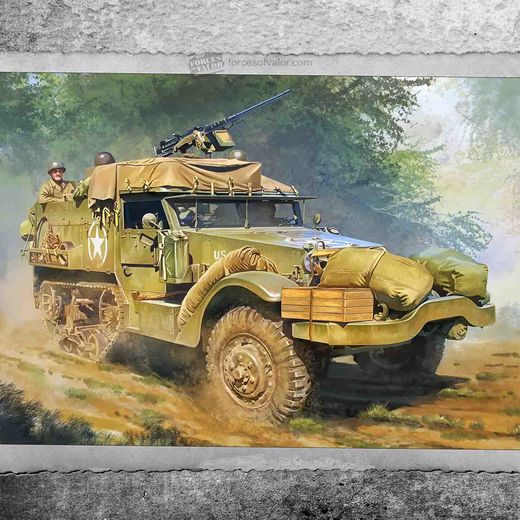 Maquette militaire : Half track M3A1 1/72 - Forces Of Valor 873007A