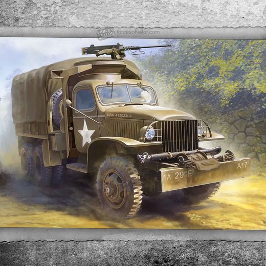 Maquette militaire : Camion GMC 2.5 T 1/72 - Forces Of Valor 873006A