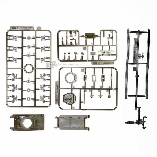 Maquette tank : M4A1 Sherman 1/72 - Forces Of Valor 873004A