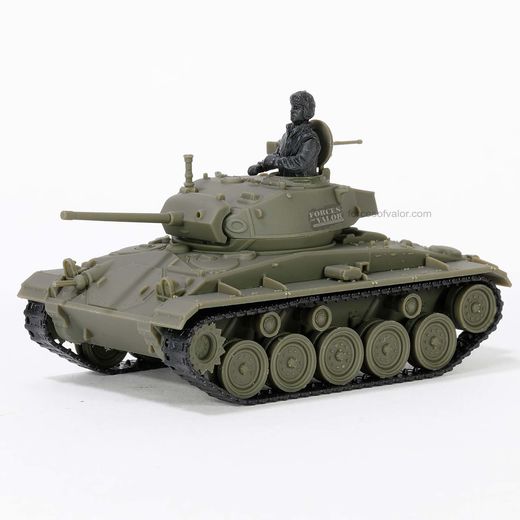 Maquette tank : M24 Chafee 1/72 - Forces Of Valor 873014A