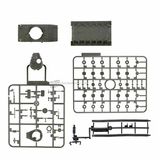 Maquette tank : M24 Chafee 1/72 - Forces Of Valor 873014A