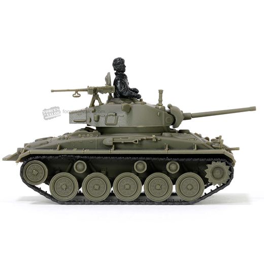 Maquette tank : M24 Chafee 1/72 - Forces Of Valor 873014A