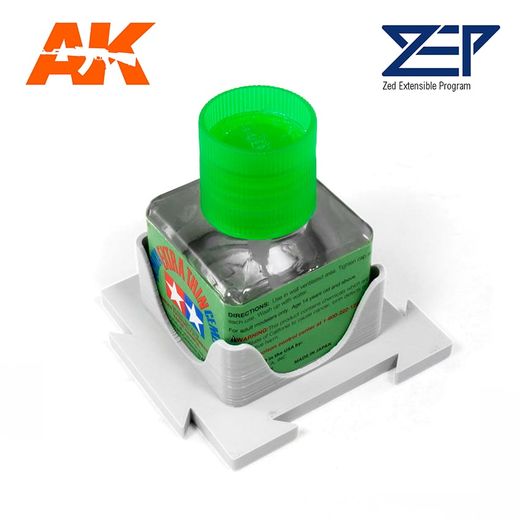 Outils de modélisme : Support pour pot de colle Tamiya - AK Interactive ZEPMS102