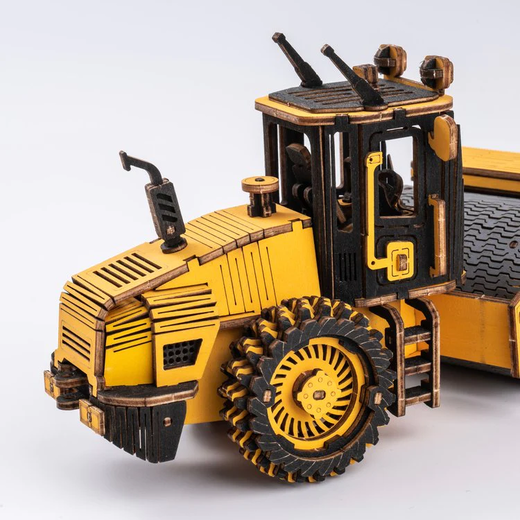 Puzzle 3D / Maquette bois : Rouleau compresseur - Robotime TG701K