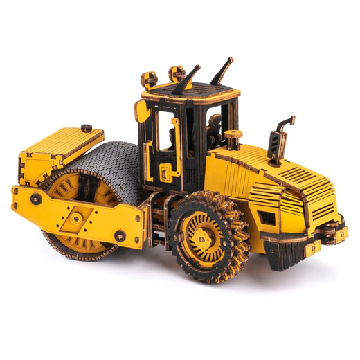 Puzzle 3D / Maquette bois : Rouleau compresseur - Robotime TG701K