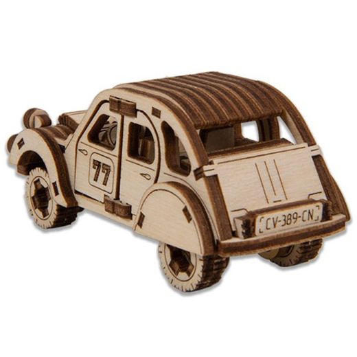 Puzzle 3D / Maquette bois - Raly car 2 Superfast - Wooden City MB002