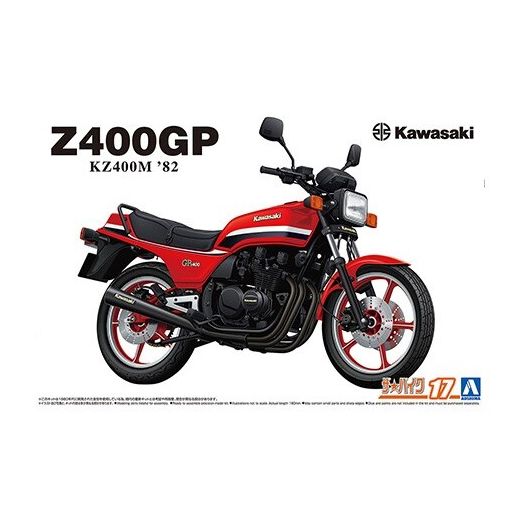 Maquette moto : Kawazaki Z400GP 1/12 - Aoshima 06478