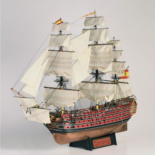Maquette de voilier espagnol en bois : Nouveau Navire de Ligne Santísima Trinidad 1/84 - Artesania Latina 22901