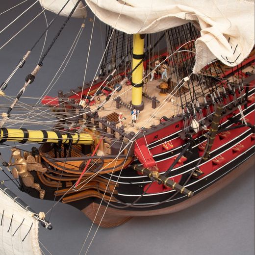 Maquette de voilier espagnol en bois : Nouveau Navire de Ligne Santísima Trinidad 1/84 - Artesania Latina 22901