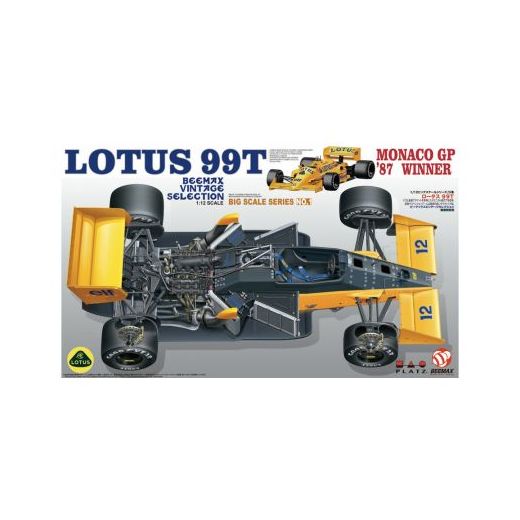 Maquette automobile : Lotus 99T 1987 World Champion Monaco 1/12 - NUNU BEEMAX 12001