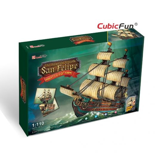Maquette Puzzle 3D : San Felipe- Cubic Fun T4017H