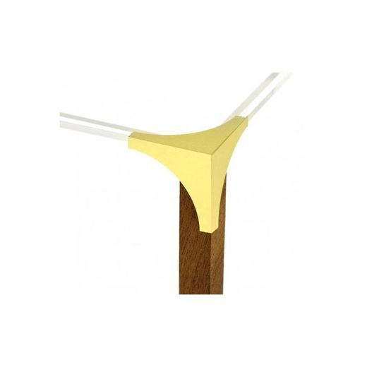 Accessoire de modélisme - Set 4 Renforts d'Angle en Laiton Nº1 - Artesania Latina 27315