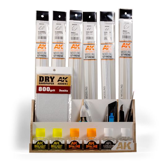 Organisateur modulaire d'outils pour modélisme - Ak Interactive AKORGTOOLS