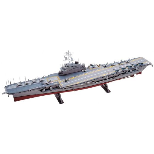 Maquette navire militaire : Porte-avions Clémenceau - 1/400 - Heller 81070