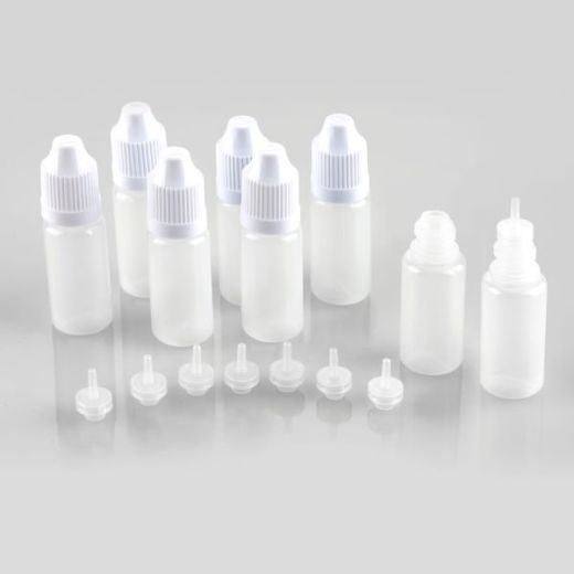 Outils de modélisme : Set de 8 flacons compte-gouttes- Heller 99015