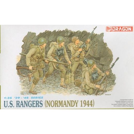 Figurine américaine : U.S. Rangers Normandie 1944 1/35 - Dragon 06021
