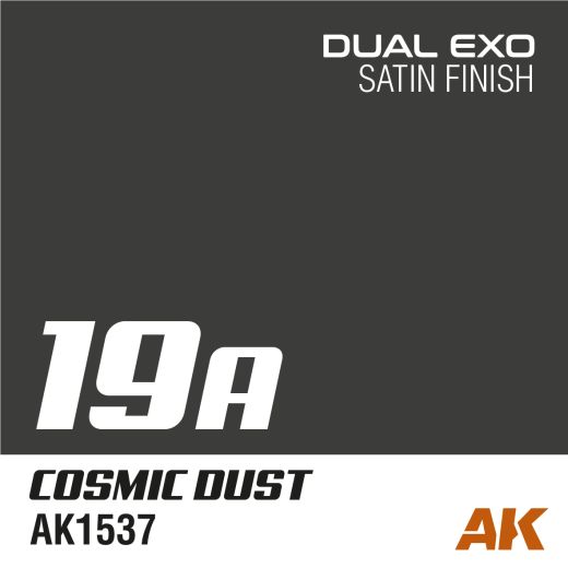 Set de peintures : Dual Exo 19A Cosmic Dust & 19B Infity Black - Ak Interactive AK1563