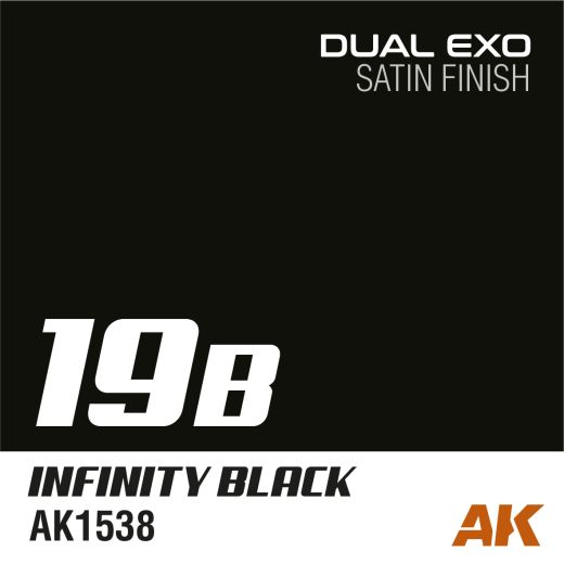 Set de peintures : Dual Exo 19A Cosmic Dust & 19B Infity Black - Ak Interactive AK1563
