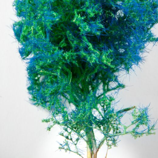 Végétation miniature : Buisson / arbre miniature fantaisie bleu et vert - Ak Interactive AK8263