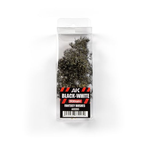 Végétation miniature : Buisson / arbre miniature fantaisie noir et blanc - Ak Interactive AK8265
