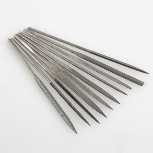 Outils de modélisme : Set de limes à aiguilles (10 pièces) - Heller 99004