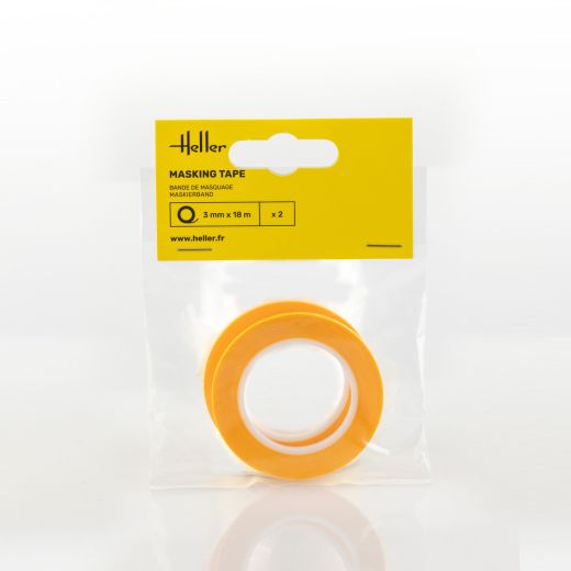Outils de modélisme : Bande de masquage 3 mm x 18 m (2 pièces) - Heller 99011