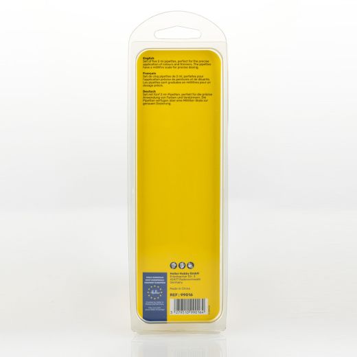 Outils de modélisme : Set de 5 pipettes de 2 ml - Heller 99016