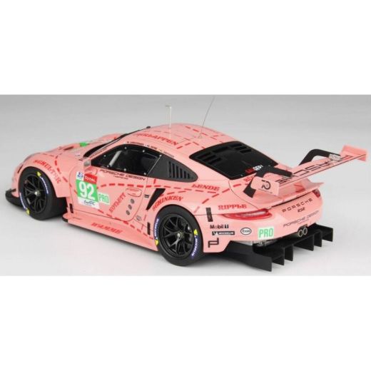 Maquette voiture plastique : Porsche 911 RSR 2018 LM GTE Class Winner 1/24 - Nunu Beemax PN24040