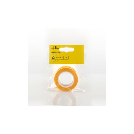Outils de modélisme : Bande de masquage 10 mm x 18 m (2 pièces) - Heller 99013