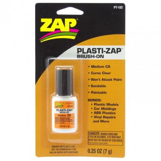 Colle pour maquette PLASTI ZAP / PINCEAU - 7 Grammes - ZAP PT102