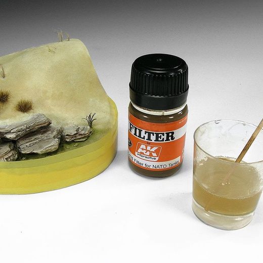 Effet liquide miniature : Résine effet eau claire 180 ml - Ak Interactive 8044 AK8044
