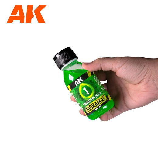 Effet liquide miniature : Résine effet radioactif 180 ml - Ak Interactive 8232 AK8232