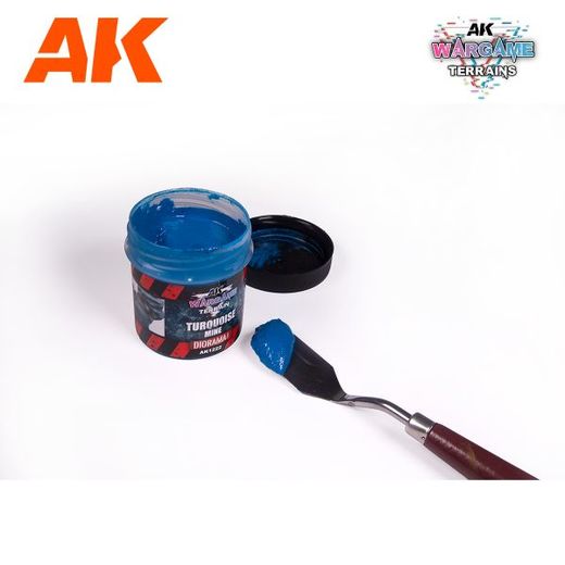 Mine de turquoise wargame terrains 100 ml - Ak Interactive 1222