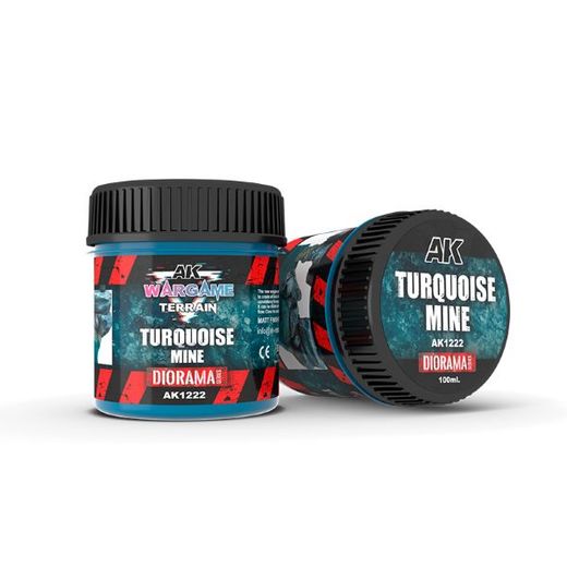 Mine de turquoise wargame terrains 100 ml - Ak Interactive 1222