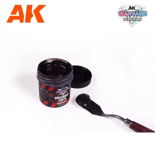 Terre volcanique wargame terrains 100 ml - Ak Interactive 1234
