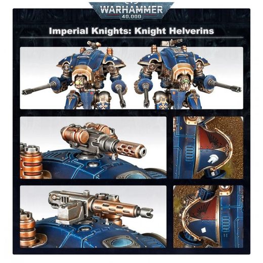 Games Workshop - Imperial Knights: Chevaliers Armigers - Imperial Forces - Warhammer 40,000 - 54-20