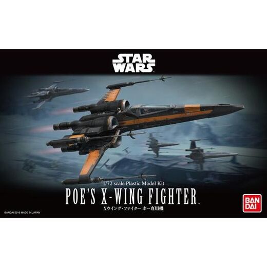 Maquette Star Wars : Bandai Poe's X-Wing Fighter 1/72 - Revell 01216 1216