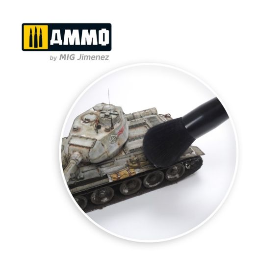 Outils de modélisme : Pinceau dépoussierant - AmmoMig 8575