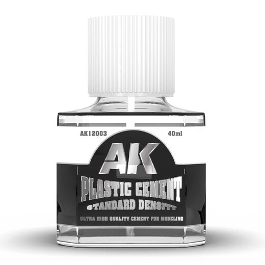 Adhésif pour maquette : Colle pastique cement 40 ml - AK Interactive 12003