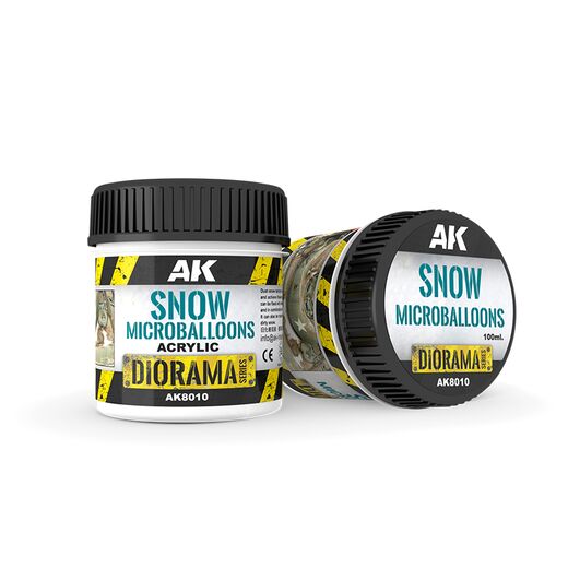 Décors miniatures : Microballons de neige 100 ml - Ak Interactive 8010