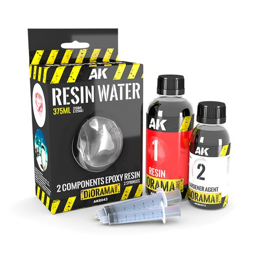 Décors miniatures : Eau résinée 375 ml - Ak Interactive 8043