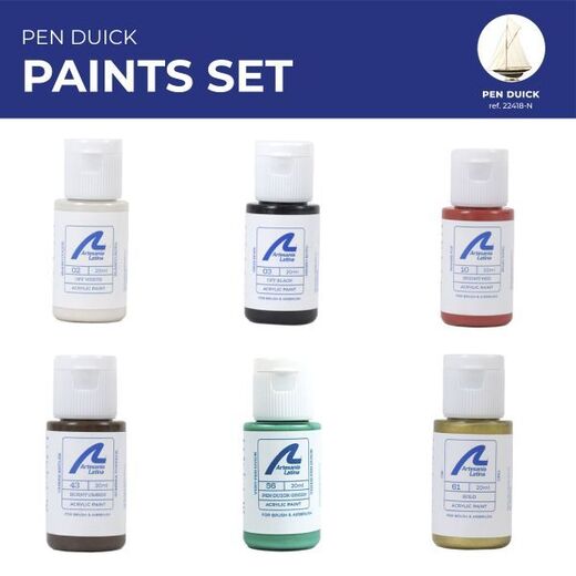 Ensemble de peintures maquette : Set de peinture Pen Duick - Artesania Latina 277PACK32