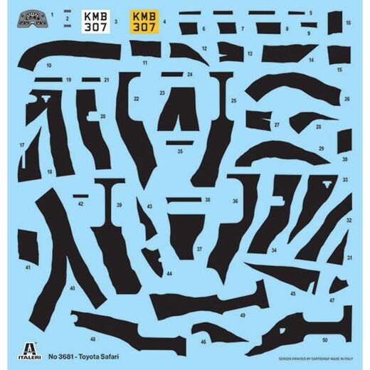 Maquette voiture : Toyota Land Cruiser Safari 1/24 - Italeri 3681