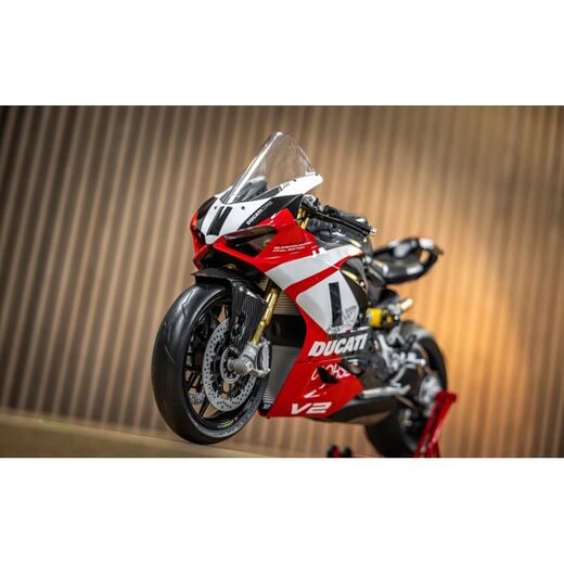 Présentation détaillée de la maquette moto Ducati Panigale V2 Superquadro Final Edition 1/4 Pocher
