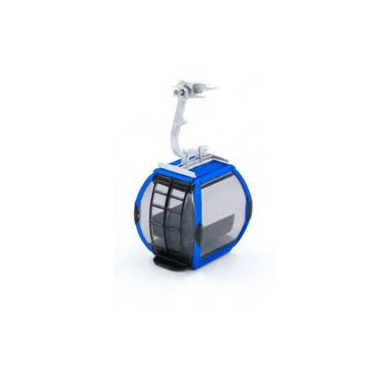Minuature : télécabine Omega IV Bleue 6 places 1/87 pour téléphérique miniature - JC 88005-5667